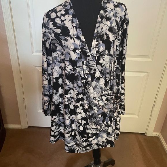 NWT Anne Klein wrap blouse - Picture 1 of 5